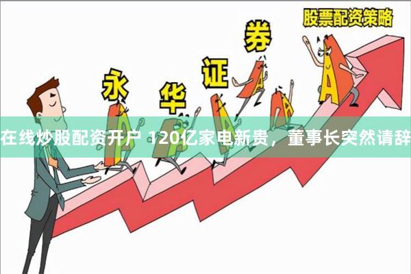 在线炒股配资开户 120亿家电新贵，董事长突然请辞