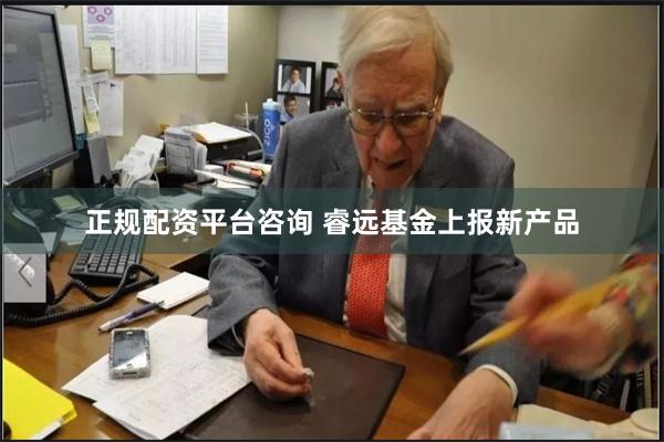 正规配资平台咨询 睿远基金上报新产品