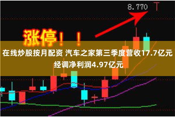 在线炒股按月配资 汽车之家第三季度营收17.7亿元 经调净利润4.97亿元